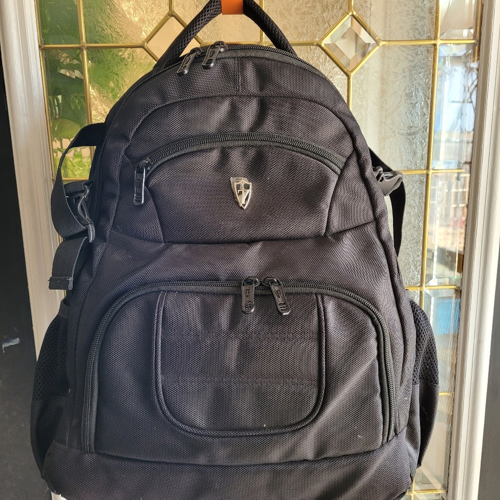 Victoria Tourist DSLR Camera Backpack with Laptop Bag Waterproof - Black